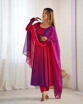 Trending Multi Color Pure Georgette Anarkali